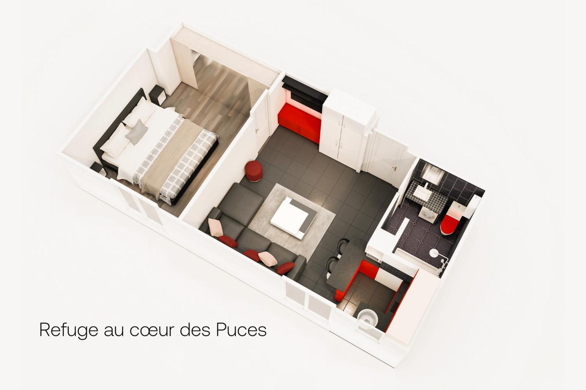 Marche Aux Puces De Saint-Ouen Leilighet Eksteriør bilde